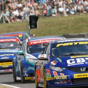 Action from last year's BTCC round at Snetterton.