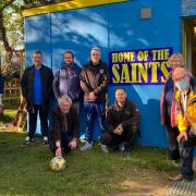Members of Dereham Town Council went down to Toftwood Recreation Ground on Thursday evening to meet with the volunteers who run Dereham Saints Youth FC.