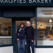 Two Magpies owners Rebecca Bishop and Steve Magnall are expanding their cafe and bakery operations across Suffolk and Norfolk