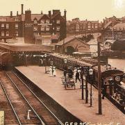 An archive image of the former Hunstanton Railway Station. The line from King's Lynn to Hunstanton could be restored