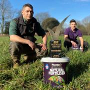 Norfolk firm Plantgrow expects a surge in demand for its natural fertilisers following a ban on the sale of peat-based garden composts. Managing director Steve Suggitt (left) and general manager Daniel Suggitt are pictured with their 2020 Norfolk