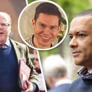 Mid Norfolk MP George Freeman (L) and Norwich MP Clive Lewis (R) have called for the suspension of surgeon Camilo Valero (inset)