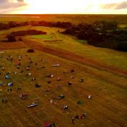An aerial view of Southwold's Outdoor Cinema, ahead of its return for 2021. Picture: My Southwold Business Partnership