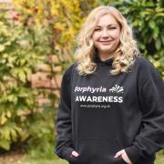 Sue Burrell has a rare condition called acute intermittent porphyria, she's been working with the charity to raise awareness of the condition all through the pandemic.