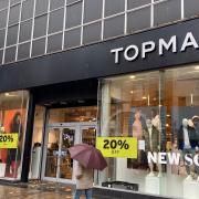Topshop and Topman in Norwich owned by Arcadia which has gone into administration.