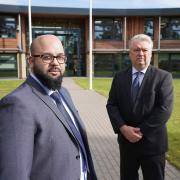 Brexit advisors Koyas Miah and Michael Chapman said they were helping Suffolk businesses make the most of growth opportunities post-Brexit that would make the county's economy more resilient. Picture: ANDREW ST LEDGER/SCC