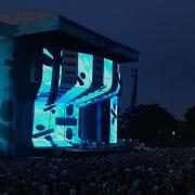 Ed Sheeran performed in front of thousands at Chantry Park in Ipswich. Picture: ARCHANT