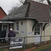 General Election polling station at The Church Rooms in Coltishall. Picture: Kate Wolstenholme