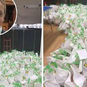 Great Yarmouth Labour candidate Mike Smith-Clare has hit back at the UEA Conservative Association’s criticism of using plastic bags to deliver food parcels to families. Photo: Mike Smith-Clare/Archant