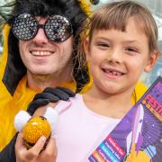 Pete Bickerton as Barney Bee at the launch of the Norwich Science Festival 2019  Picture: Simon Finlay Photography