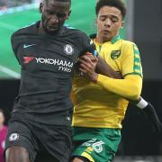 Jamal Lewis continues to look the part as he breaks into Norwich City's senior squad - emphasised by his performance against Chelsea at Carrow Road. Picture: Paul Chesterton/Focus Images