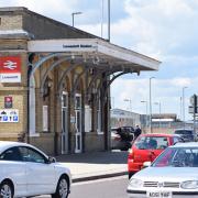 Lowestoft central train station on Denmark Road, Station Square.July 2016.Picture: James Bass