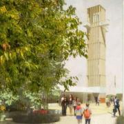 A concept drawing of the proposed observation tower in King's Lynn