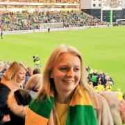 South West Norfolk MP and now prime minister Liz Truss, pictured at Carrow Road in 2019