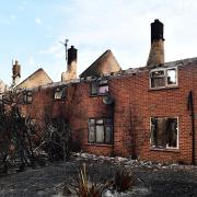 Four former council homes destroyed in the fire at Brancaster Staithe