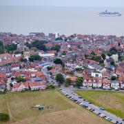 An aerial view of Southwold.