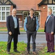 Elveden Farms' new top team from left, Lord Iveagh, Nick Scantlebury and James Buckle