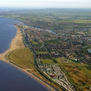 An aerial view of Great Yarmouth
