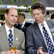 Sir Nicholas Bacon with Prince Edward at the 2014 Royal Norfolk Show