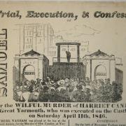 A 'Penny Dreadful' sold on the streets of Norwich and at Samuel Yarham's execution on April 11 1846