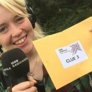 BBC Radio Norfolk's Treasure Quest presenter, Sophie Little