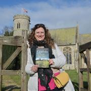 Elly Griffiths visited Weeting Church to launch the new Ruth Galloway novel, The Last Remains