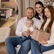 The Bezrutchenko family have named their restaurant in Ukraine after the village that has housed them