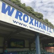 A Wroxham FC player suffered a serious injury during a match this afternoon