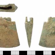 Part of the hoard found at Great Melton, near Norwich