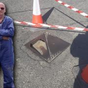 Richard Banham, of Wymondham, said the broken manhole cover situation has become 
