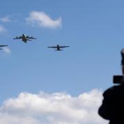 The coronation flypast will come over Norfolk today