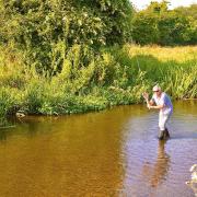 John Bailey at work on the Wensum