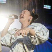 Anne-Marie performing at Thetford Forest