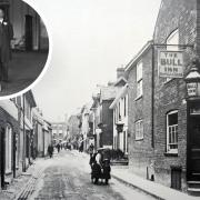 Fakenham pictured around the time of Queen Mary's visit