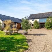 Broad Barn is on the market with Savills at a guide price of £800,000