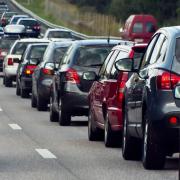 Motorists faced delays of 