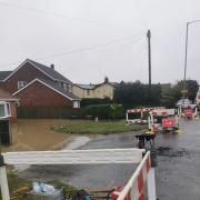 Flooding in Attleborough