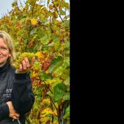 Laura Robinson, who has been refused planning permission for a house next to her vineyard