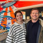 Dermot O'Leary visited the Whitewater cafe in Cromer