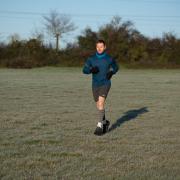 Mark Armstrong in his winter running kit