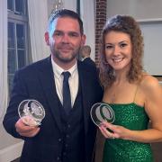 Alex Horne (Filly & Foal) and Rachael Bull (Rachael Bull Design) have been named among the nation's best wedding suppliers (pictured at the regional finals)