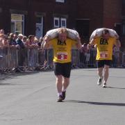 The World Coal Carrying Championships take place in Gawthorpe, West Yorkshire