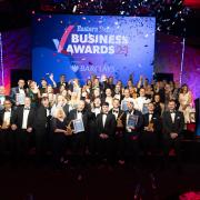 The winners of the EDP Business Awards 2023 on stage at the awards ceremony