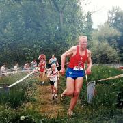 A young Dave Mytton representing the British Police during the European Police Championships during the 1980s