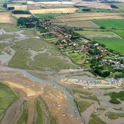 An aerial view of Brancaster Staithe, one of the 'cash cow' villages in west Norfolk