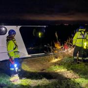 A lifeboat crew from Hemsby were called to Acle Bridge after a barge had become untethered