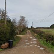 The former cattle shed is down a remote track at Holme, near Hunstanton