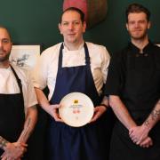 From left to right: Courtney O’Flaherty, Luke Goodbourn, Dan Lawrence (Head Chef), Cameron Mulley and Harris Wright