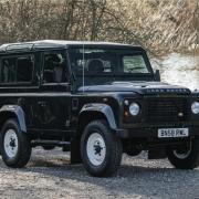 The Land Rover Defender 90 will be going to auction next Saturday