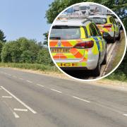 Two men have been left injured after a crash on the A148 in Fakenham